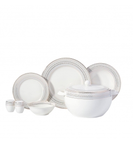 KORKMAZ Yemek Takımı Korkmaz A8378 Perla Coll. 60 Parça Yemek Takımı Yvr.