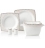 KORKMAZ Yemek Takımı Korkmaz A8439 Bone Sel. 60 Parça Yemek Takımı Kare