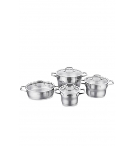 KORKMAZ Tencere Setleri Korkmaz A1957 Festiva 8 Parça Tencere Seti