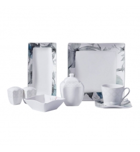 KORKMAZ Kahvaltı Takımı Korkmaz A8676 Link Coll. 28 Parça Kahvaltı Takımı Kare