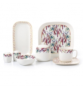 KORKMAZ Kahvaltı Takımı Korkmaz A8360 Kappa Coll. 28 Parça Kahvaltı Takımı