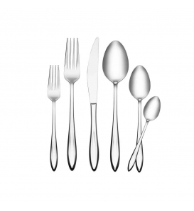 KORKMAZ Çatal Kaşık Bıçak Korkmaz A2071 Petra Çatak Kaşık Bıçak Seti 72 Parça