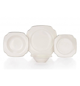 SCHAFER Yemek Takımı Schafer Royalty Platin Yemek Takımı 24 Parça