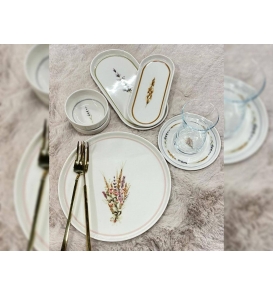 KORKMAZ Kahvaltı Takımı Korkmaz A8685 Luna Coll. 26 Parça Kahvaltı Takımı