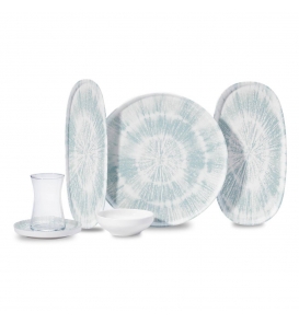 KORKMAZ Kahvaltı Takımı Korkmaz A8686-1 Luna Coll. 25 Parça Kahvaltı Takımı