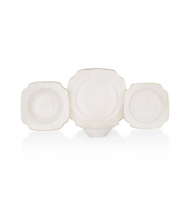 SCHAFER Yemek Takımı Schafer Royalty Gold Yemek Takımı 24 Parça