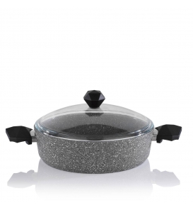 SCHAFER Tencere Ve Tava Schafer Cory Gri 30 Cm Basık Tencere