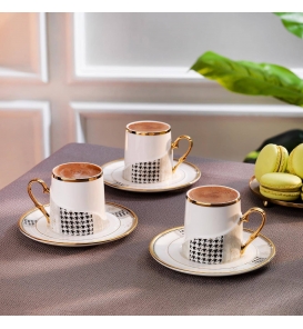 SCHAFER Kahve Fincanı Schafer Glim Alt03 Kahve Fincan Takımı 6 Lı