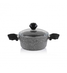 SCHAFER Tencere Ve Tava Schafer Cory Gri 24 Cm Derin Tencere