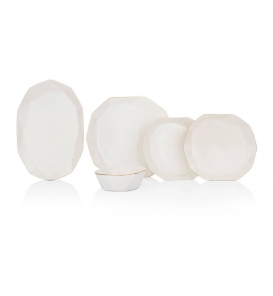 SCHAFER Yemek Takımı Schafer Siena Gld01 Yemek Takımı 24 Parça