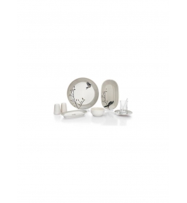 SCHAFER Kahvaltı Takımı Schafer Charlotte Gri Kahvaltı Takımı 32 Parça