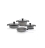 SCHAFER Tencere Setleri Schafer Adrian Gri Döküm Tencere Seti 7 Parça