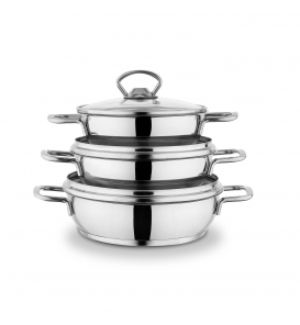 SCHAFER Tencere Setleri Schafer Cookhaus Sahan Seti 6 Parça