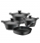 SCHAFER Tencere Setleri Schafer Felsen Kare Döküm Tencere Seti 7 Parça
