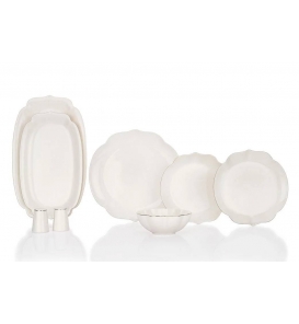 SCHAFER Yemek Takımı Schafer Lina Gld01 56 Parça Yemek Takımı