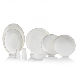 SCHAFER Yemek Takımı Schafer Jolly Altın 56 Parça Yemek Takımı