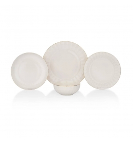 SCHAFER Yemek Takımı Schafer Nancy Gold Yemek Takımı 24 Parça