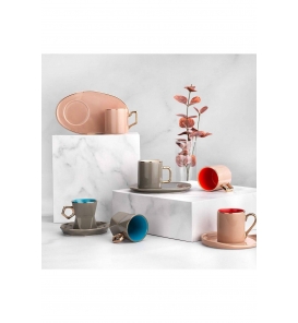 SCHAFER Kahve Fincanı Schafer Vogue Aso06 Kahve Fincan Takımı 6 Lı