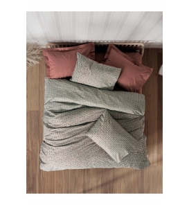 Cotton Box Petite Mote Kiremit Çift Kişilik Nevresim Takımı