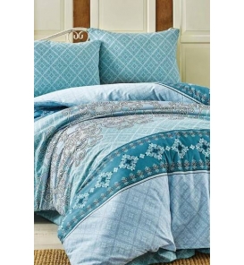 Bienline Antik Turkuaz Tek Kişilik Nevresim Takımı