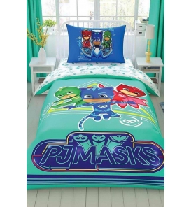 Taç Lisanslı Pj Masks Move Tek Kişilik Nevresim Takımı