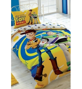 Taç Lisanslı Toy Story 4 Tek Kişilik Nevresim Takımı