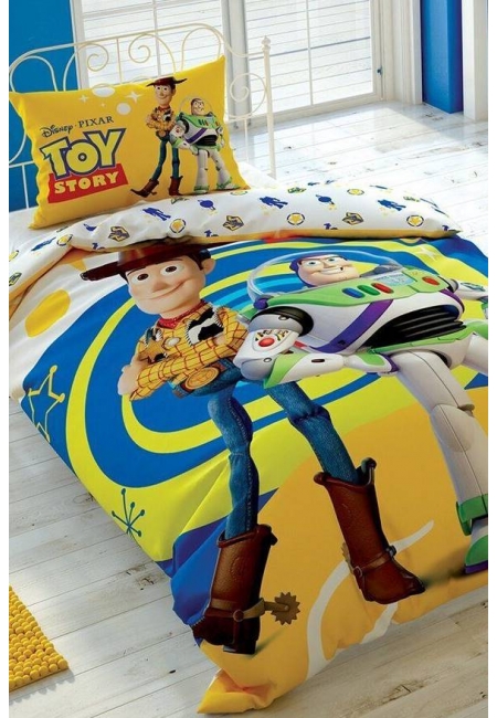 Taç Lisanslı Toy Story 4 Tek Kişilik Nevresim Takımı