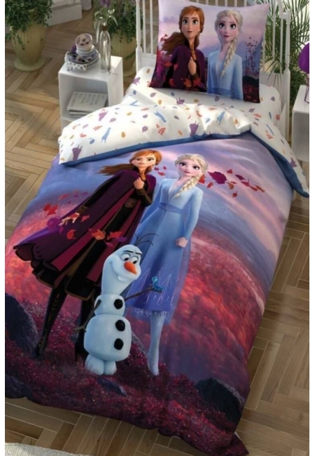 Taç Lisanslı Disney Frozen 2 Autumn Tek K. Nevresim Tk.