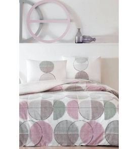 Taç Logan Yeşil Tek Kişilik Nevresim Takımı