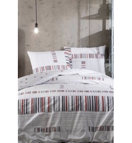 Taç Teddy Gri Tek Kişilik Nevresim Takımı