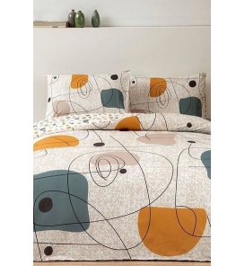 Taç Edna Hardal Queen Size Nevresim Takımı