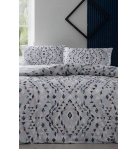 Taç Joan V4 Gri Tek Kişilik Nevresim Takımı