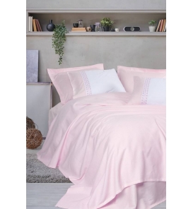 Cotton Box Bambu Spruce Pudra Çift Kişilik Pike Takımı