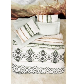 Cotton Box Mist Gravel Yeşil Tek Kişilik Nevresim Takımı