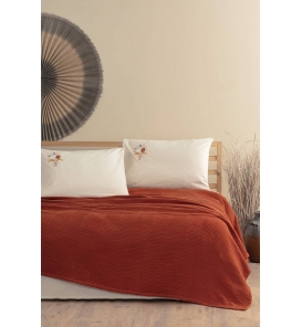 Cotton Box Spin Edna Kiremit Tek Kişilik Pike Takımı