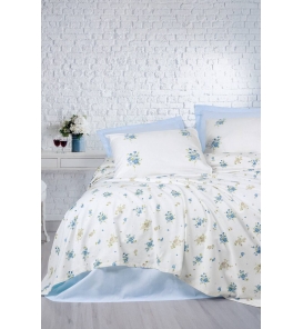 Cotton Box Sweet Bellus Mavi Tek Kişilik Pike Takımı