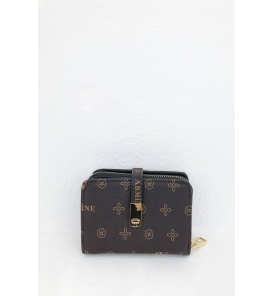 ARMİNE Cüzdan Armine C 01 Bayan Çanta Kahve Baskılı