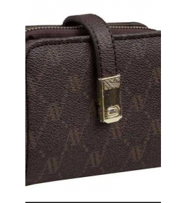 ARMİNE Cüzdan Armine C 01 Bayan Çanta Kahve Noktalı