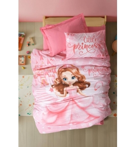 Cotton Box Junior Gimbiya Pembe Tek Kişilik Nevresim Tk.