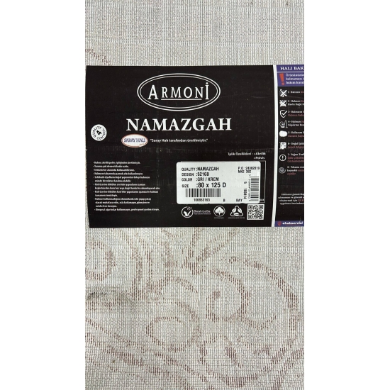 Armoni S216B Namazgah Gri-Krem