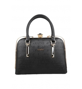 ARMİNE Çanta Armine 339 Siyah Baskılı Bayan Çanta