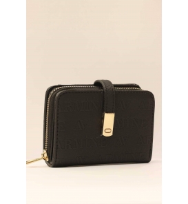 ARMİNE Cüzdan Armine C01 Siyah Baskılı Bayan Çanta