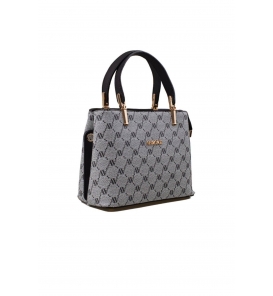 ARMİNE Çanta Armine 351 Gri Noktalı Bayan Çanta