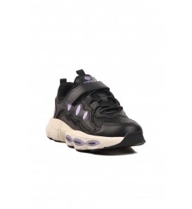 PEPİNO Ayakkabı Pepino 1751 Filet Spor Ayakkabı Siyah-Lila