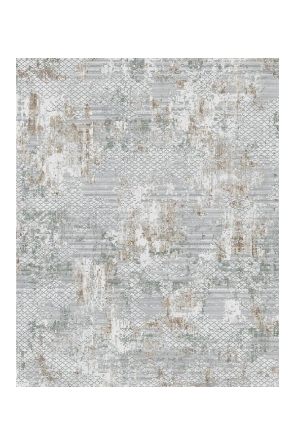 Angora Evo A090B Krem Yeşil Halı