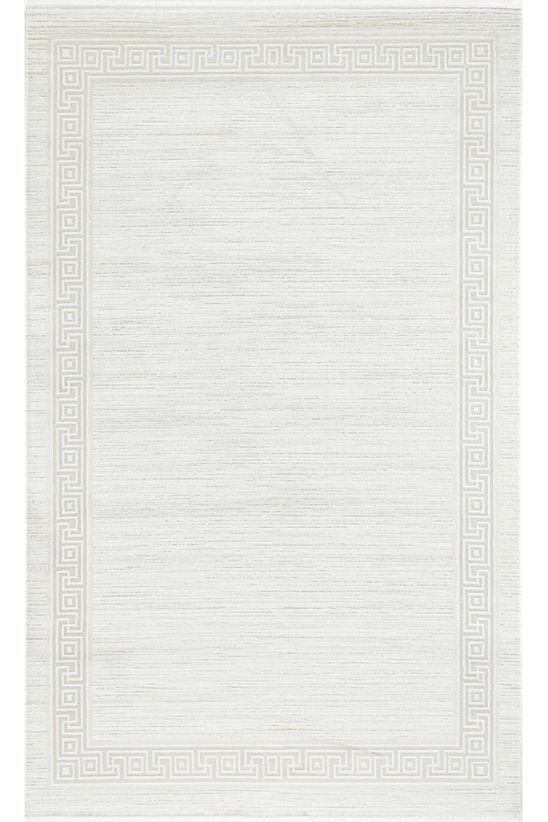 Pastel Sares 6323C Beyaz Halı