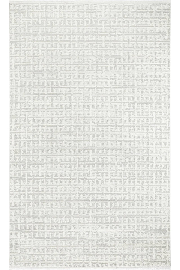 Pastel Sares 6894B Beyaz Halı