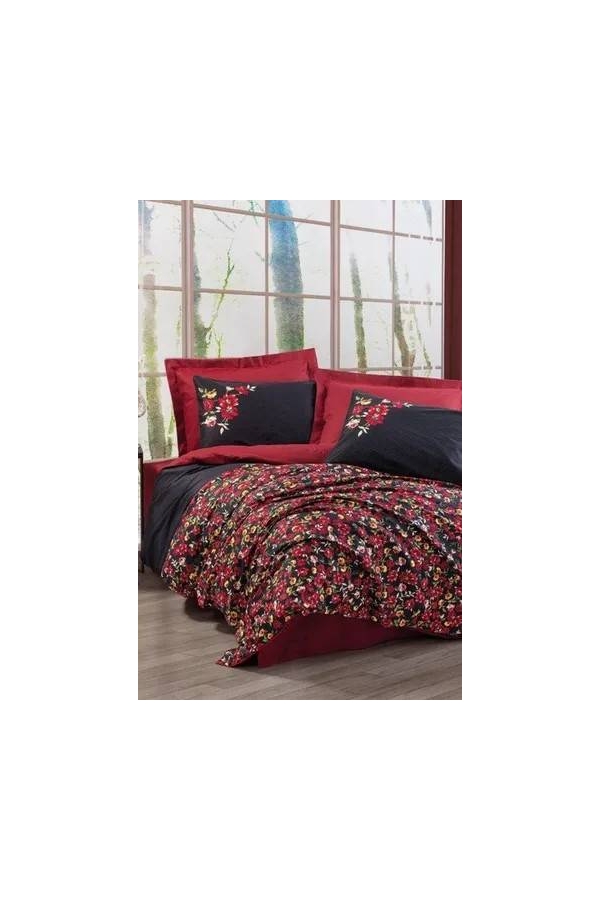 Cotton Box Feminen Desire Kırmızı Tek Kişilik Nevresim Tk.
