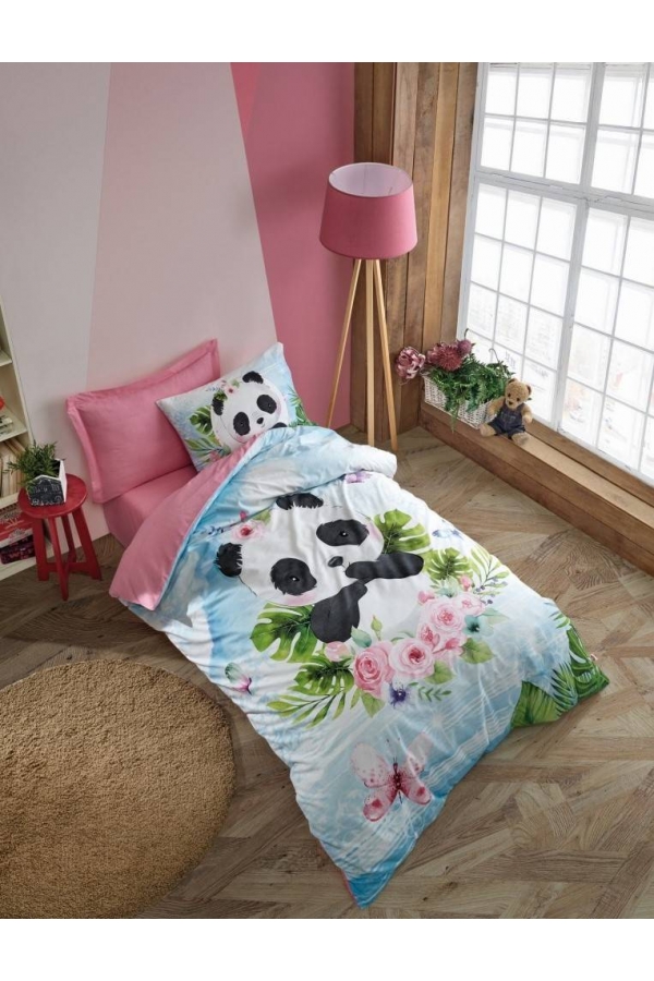 Cotton Box Junior Jodi Pembe Tek Kişilik Nevresim Takımı