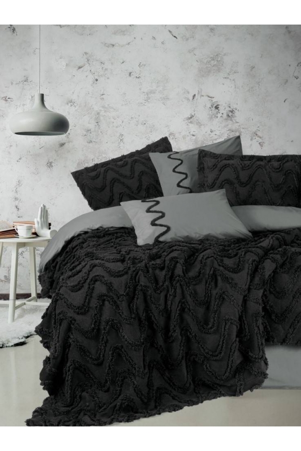 Cotton Box Limi Viggo Siyah Çift Kişilik Nevresim Takımı